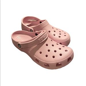PINK CROCS UNISEX MENS 8 WOMANS 10